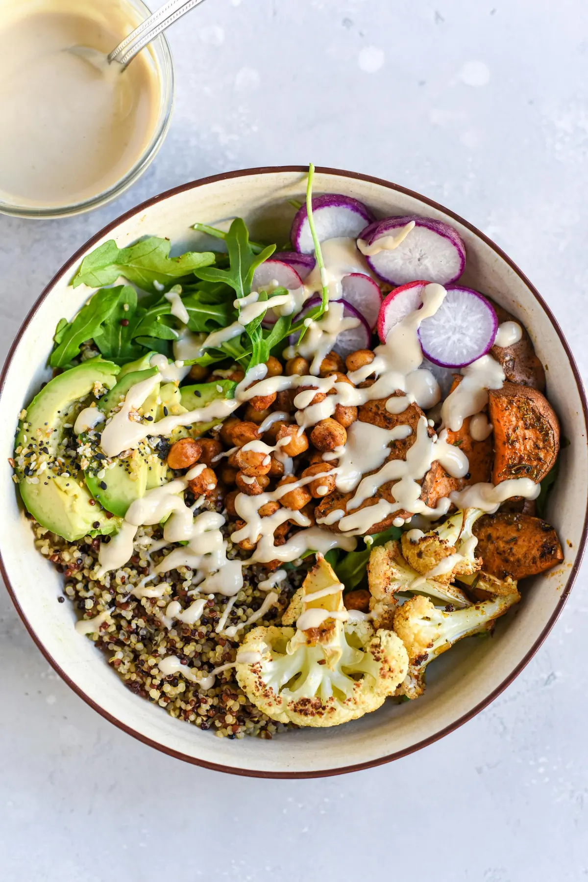 Grain bowl from the build-your-own bar
